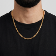 PREMIUM 18K STAINLESS STEEL CUBAN CHAIN 3MM