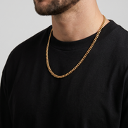 PREMIUM 18K STAINLESS STEEL CUBAN CHAIN 3MM