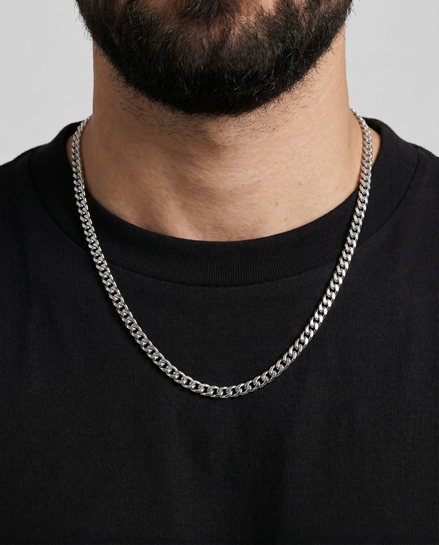 STAINLESS STEEL CUBAN CHAIN 3MM