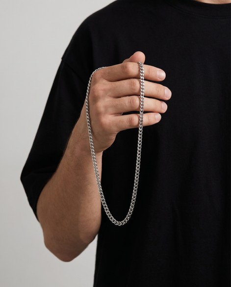 PREMIUM STAINLESS STEEL CUBAN CHAIN 3MM