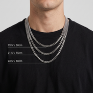 PREMIUM STAINLESS STEEL CUBAN CHAIN 3MM