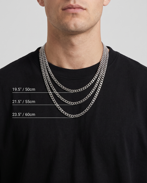 PREMIUM STAINLESS STEEL CUBAN CHAIN 3MM