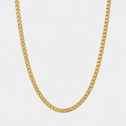 PREMIUM 18K STAINLESS STEEL CUBAN CHAIN 3MM