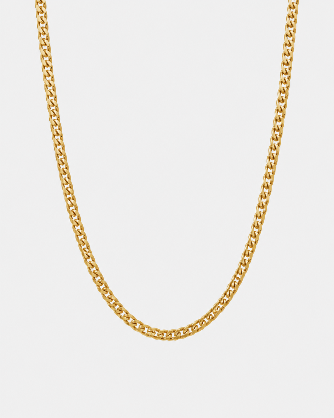 PREMIUM 18K STAINLESS STEEL CUBAN CHAIN 3MM