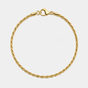 18K STAINLESS STEEL ROPE BRACELET 3MM