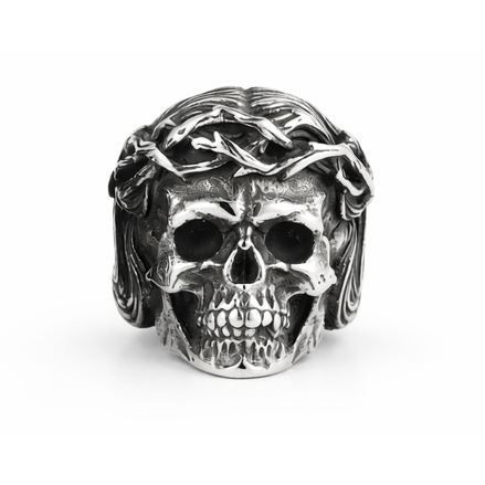 JESUS SKULL RING