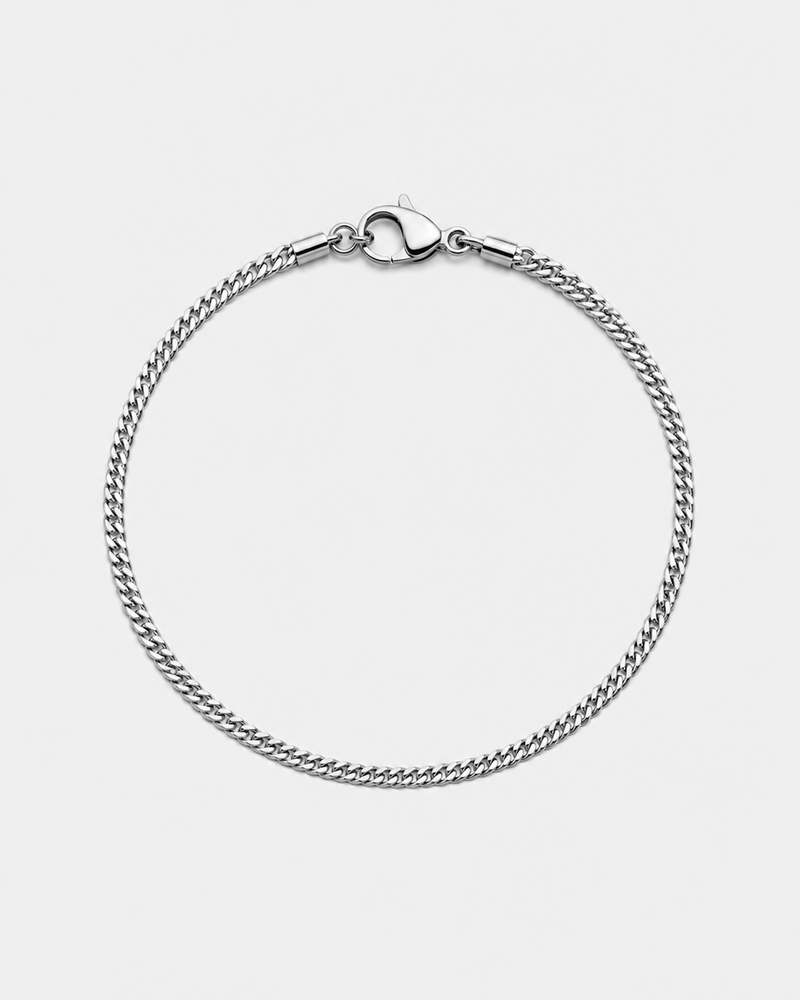 STAINLESS STEEL CUBAN BRACELET 3MM