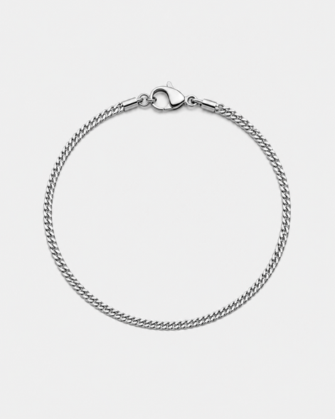 STAINLESS STEEL CUBAN BRACELET 3MM