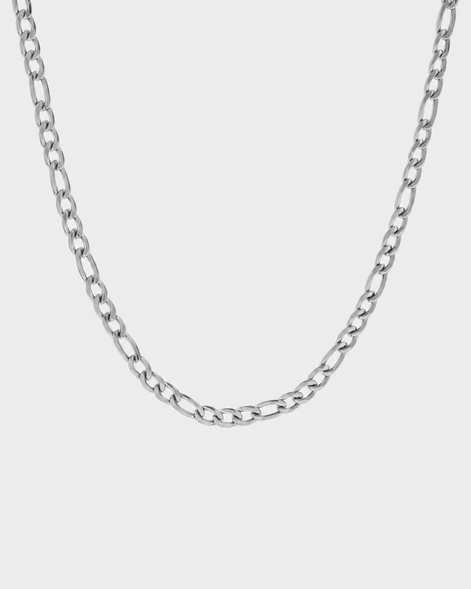 STAINLESS STEEL FIGARO CHAIN 3MM