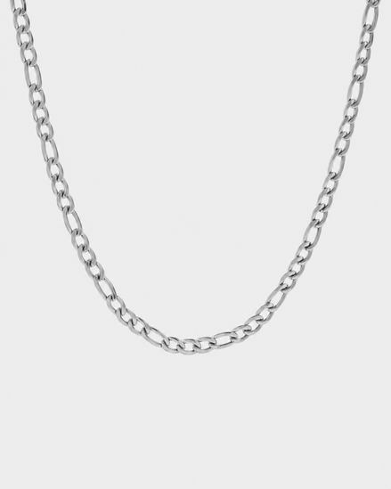 STAINLESS STEEL FIGARO CHAIN 3MM