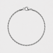 STAINLESS STEEL ROPE BRACELET 3MM