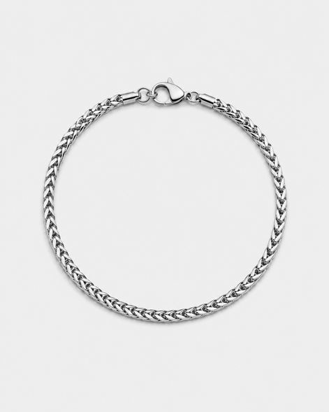 STAINLESS STEEL WHEAT BRACELET 3MM