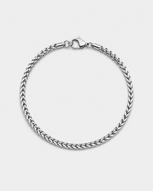 STAINLESS STEEL WHEAT BRACELET 3MM