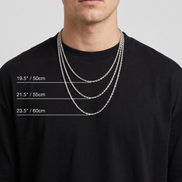 STAINLESS STEEL ROPE CHAIN 3MM