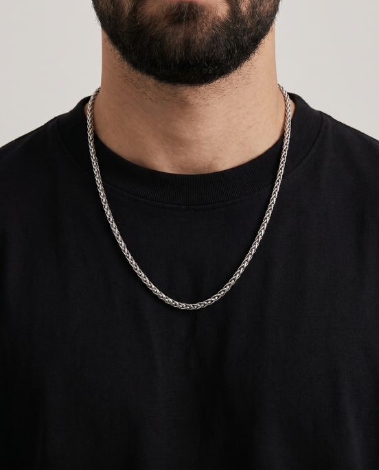 STAINLESS STEEL WHEAT CHAIN 3MM
