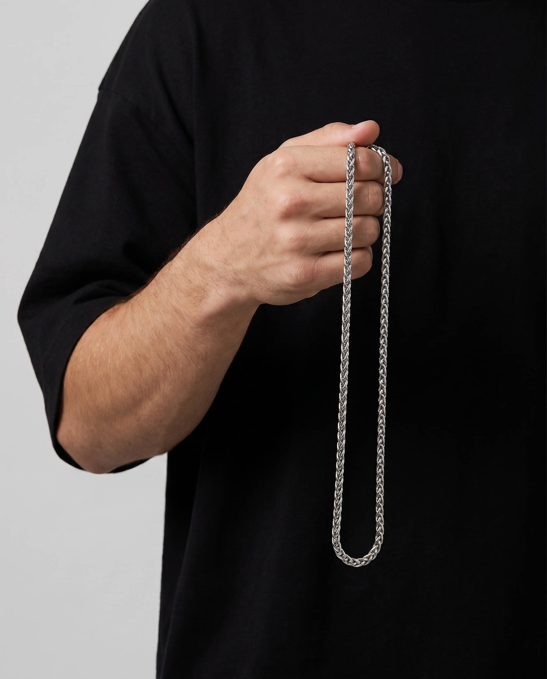 STAINLESS STEEL WHEAT CHAIN 3MM