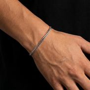 STAINLESS STEEL CUBAN BRACELET 3MM