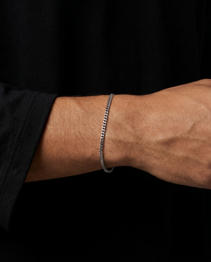 STAINLESS STEEL CUBAN BRACELET 3MM