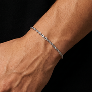 STAINLESS STEEL ROPE BRACELET 3MM