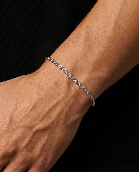 STAINLESS STEEL ROPE BRACELET 3MM