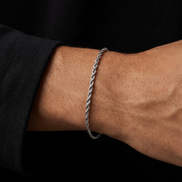 STAINLESS STEEL ROPE BRACELET 3MM