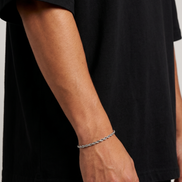 STAINLESS STEEL ROPE BRACELET 3MM