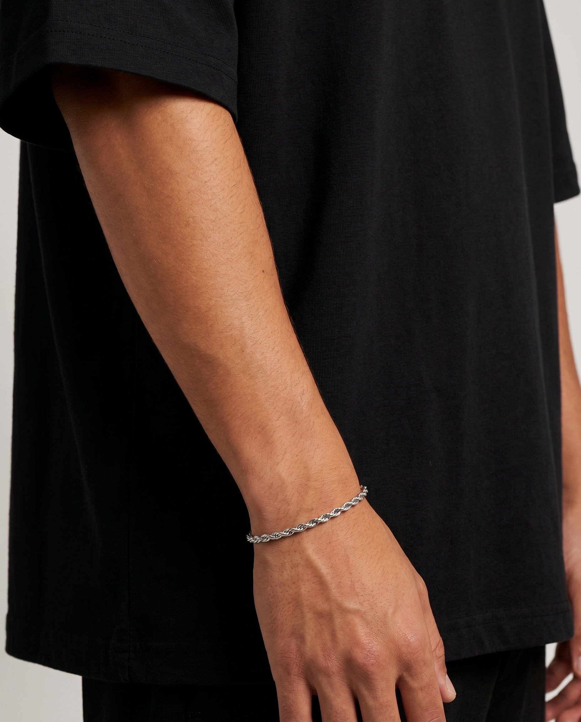 STAINLESS STEEL ROPE BRACELET 3MM
