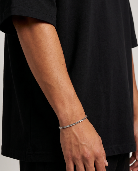 STAINLESS STEEL ROPE BRACELET 3MM