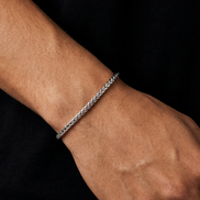 STAINLESS STEEL WHEAT BRACELET 3MM