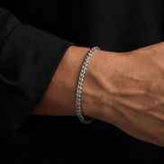 STAINLESS STEEL WHEAT BRACELET 3MM