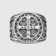 ST BENEDICT EXCORISM SIGNET