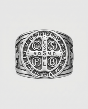 ST BENEDICT EXCORISM SIGNET