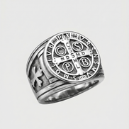 ST BENEDICT EXCORISM SIGNET