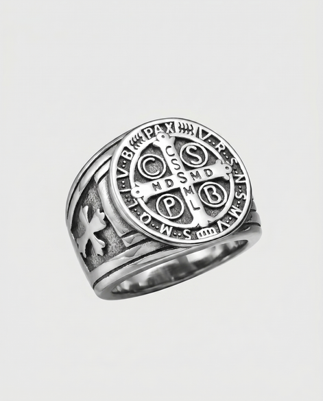 ST BENEDICT EXCORISM SIGNET